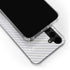 White Carbon Fiber Specialty Texture Material Galaxy S24 Plus Clear Case